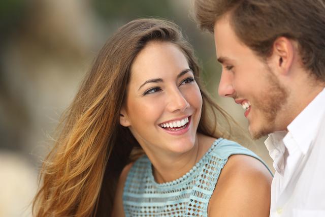 couple after teeth whitening exam in simi valley ca